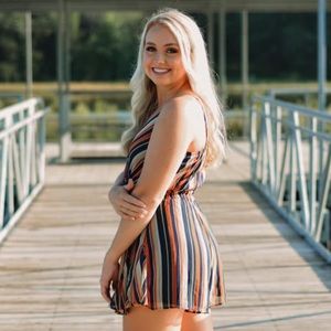 Multi-Colored Romper